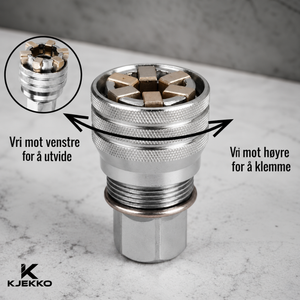 Kjekko™ Selvlåsende hylse 10–19 mm