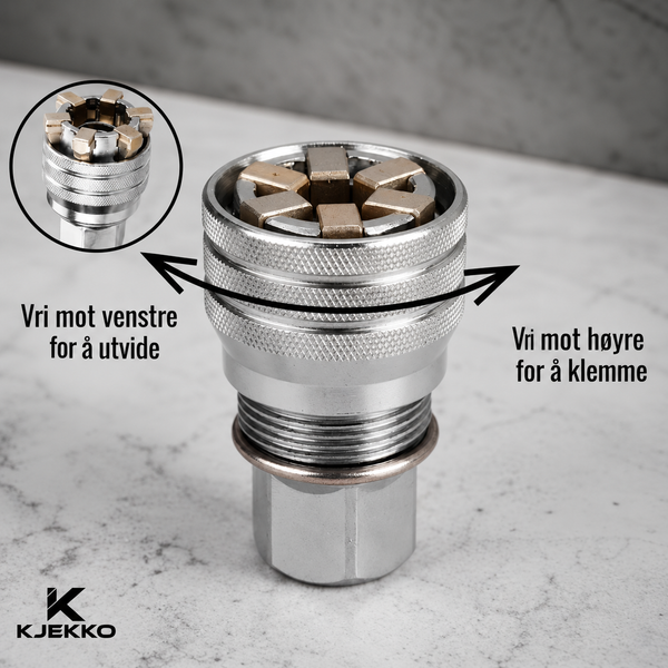 Kjekko™ Selvlåsende hylse 10–19 mm