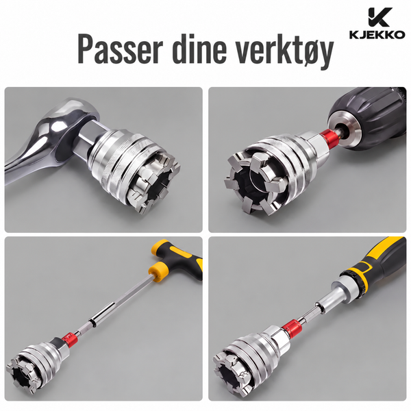 Kjekko™ Selvlåsende hylse 10–19 mm